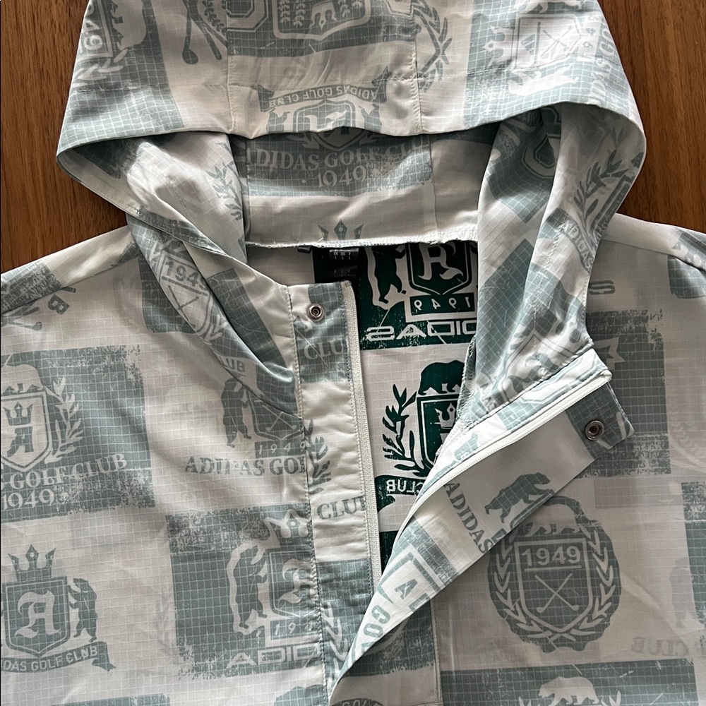 Adidas Light Gray Patterned Jacket - image 4